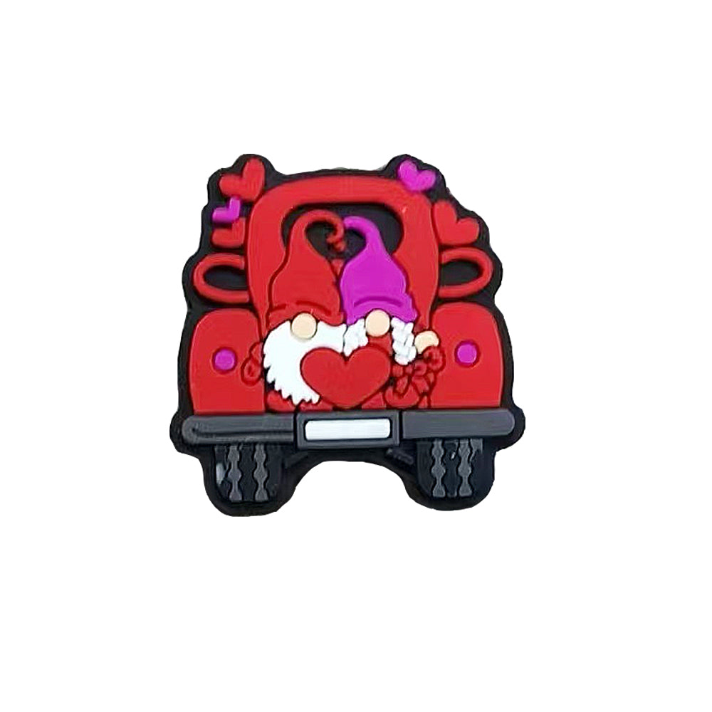 Wholesale 10pcs Silicone Valentine's Day Romantic Companion Sports Car Beads